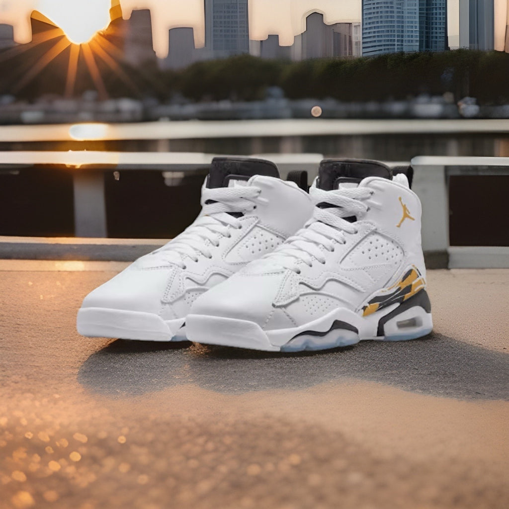 Nike Air Jordan Jumpman MVP White Yellow Ochre DZ4475-107 Women’s 8.5 - Youth 7Y