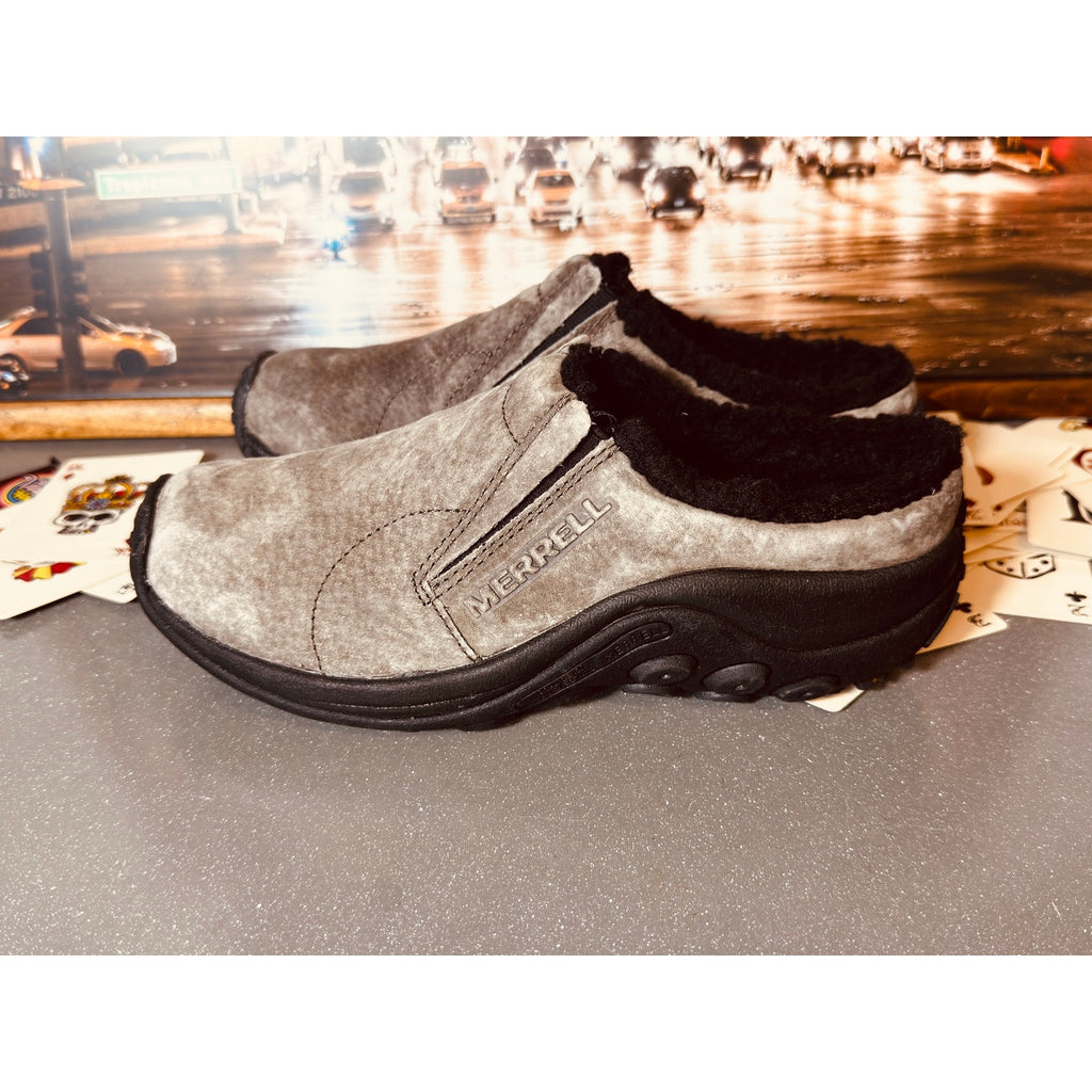 Merrell Encore Ice Winter Clogs Women’s Sz 7 Suede Fleece Lined Slip On Shoes