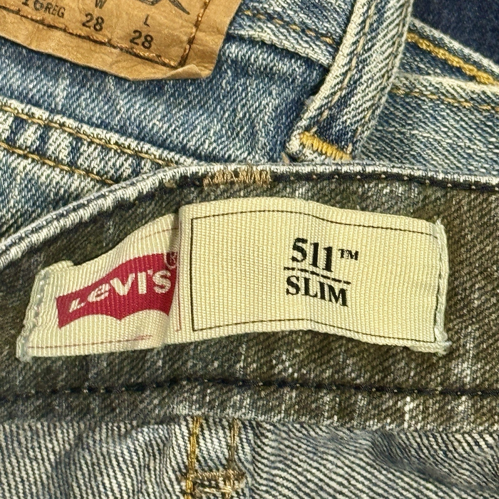 Levi’s 511 Slim Boys Jeans 14 Reg Men’s 27x27 Dark Wash Denim Youth