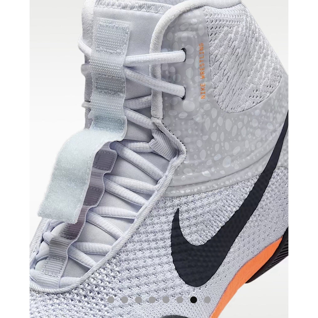 Nike Tawa SE Electric Pack Men's 10.5 Grey Orange Wrestling Shoes DJ4474-900 NEW