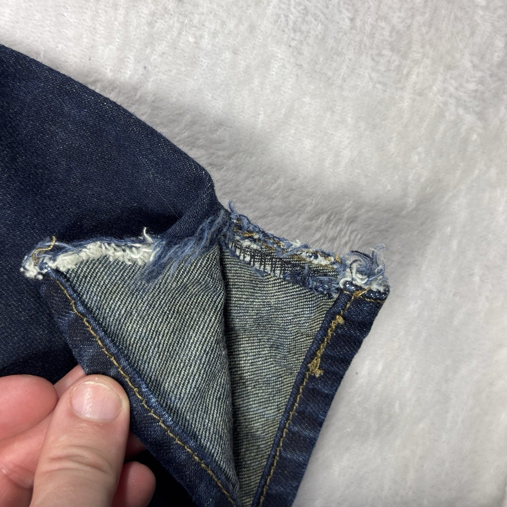 Levi's 501 CT Jeans Mens 33x30 Dark Wash Tapered Button Fly 18173-0024 Boot Cut