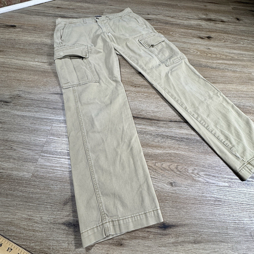 Levi's Cargo Pants Men's 34x30 Khaki Beige Utility Military Tactical Hiking Y2K