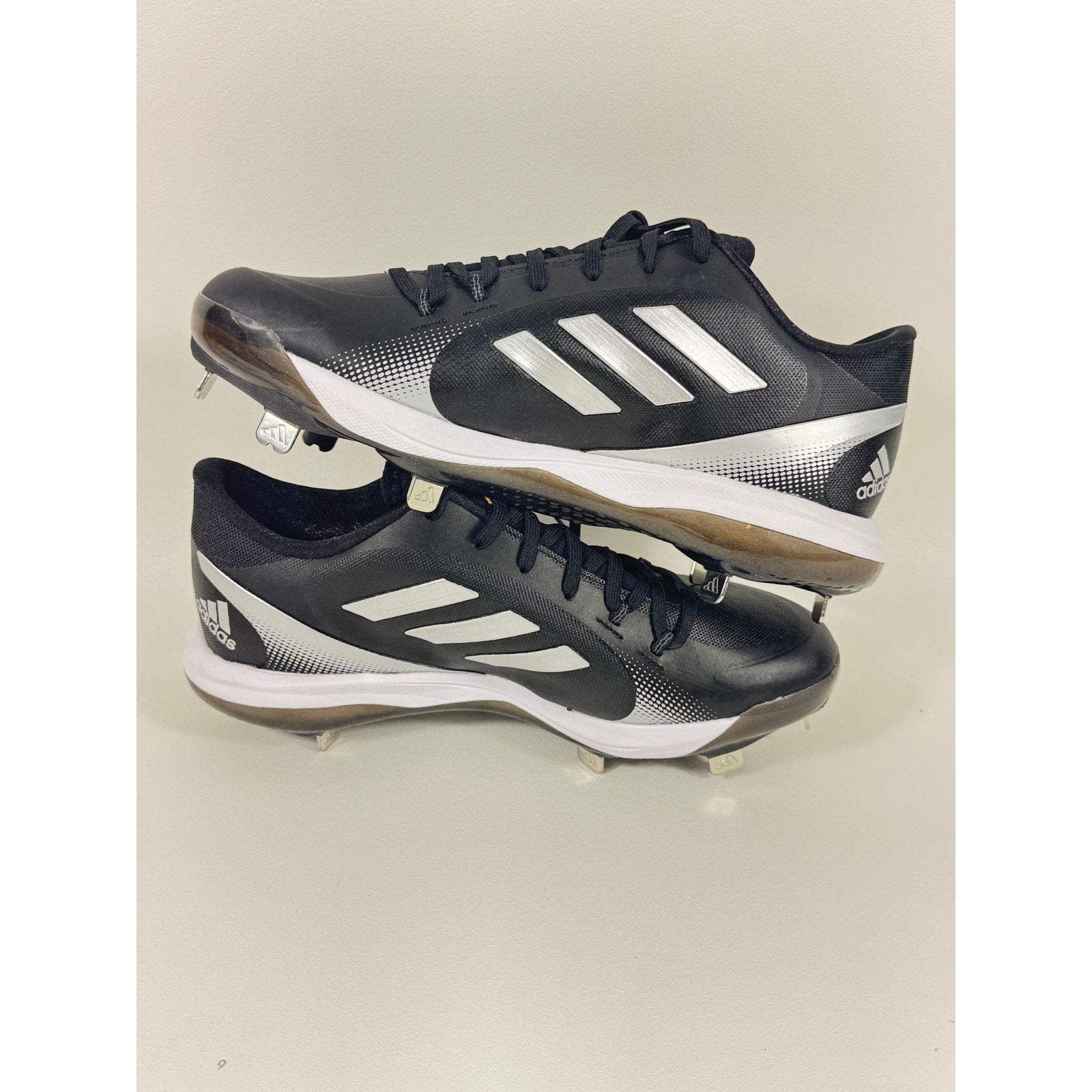 Adidas PureHustle 2 Softball Cleats Black Silver Women’s 10 H00984 NWT