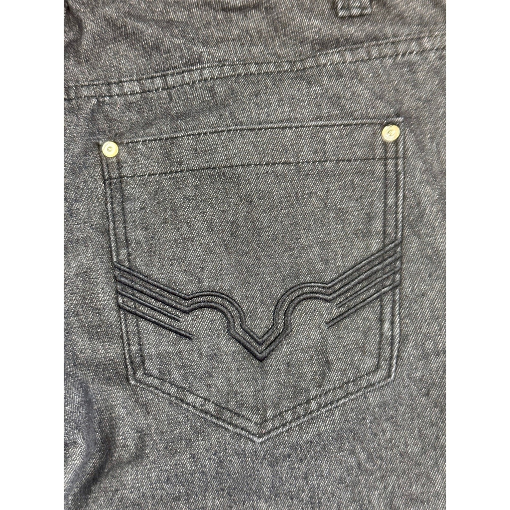 Y2K Rock N Run Relax Fit Baggy Wide Leg Skater Hip Hop Jeans Men’s 36x32