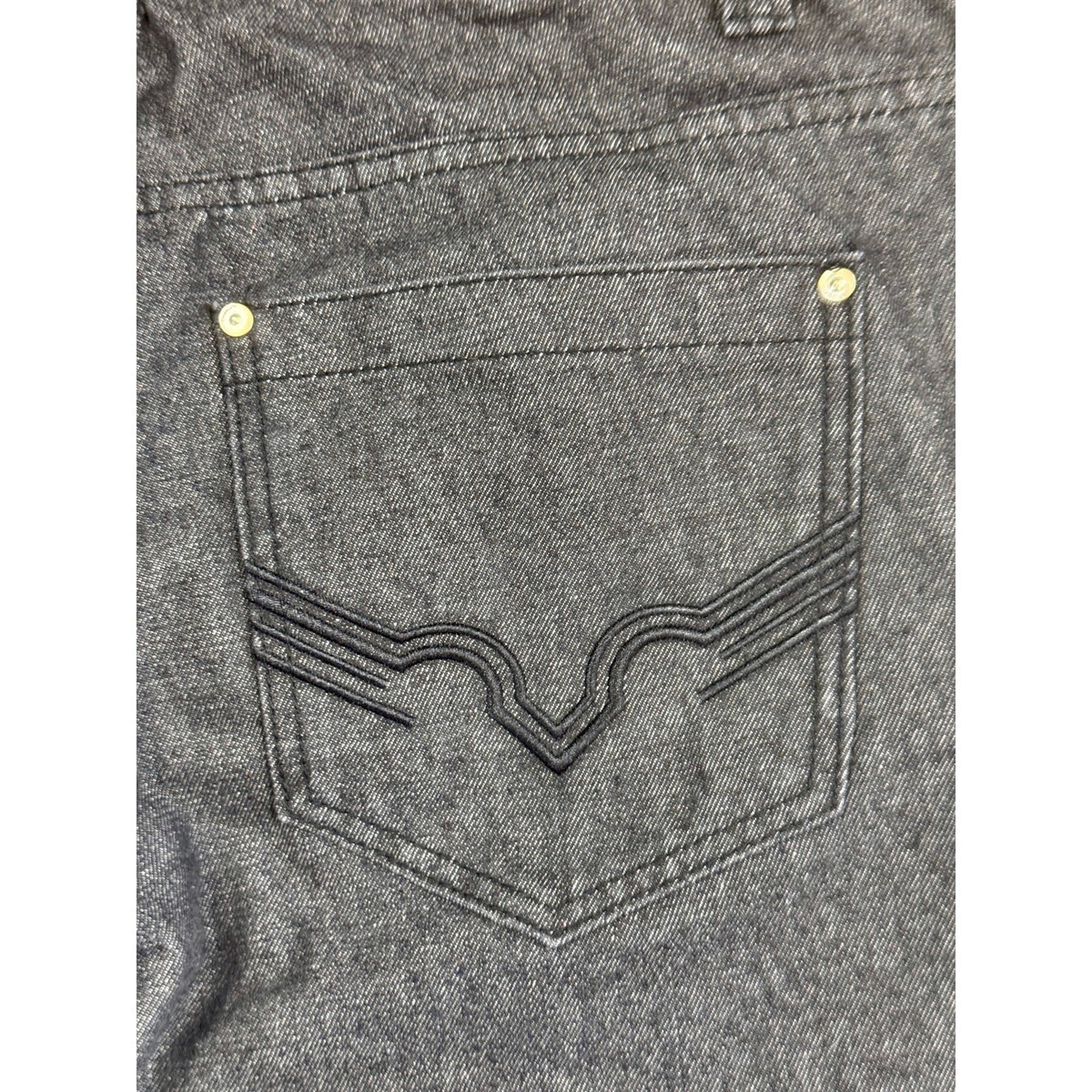 Y2K Rock N Run Relax Fit Baggy Wide Leg Skater Hip Hop Jeans Men’s 36x32