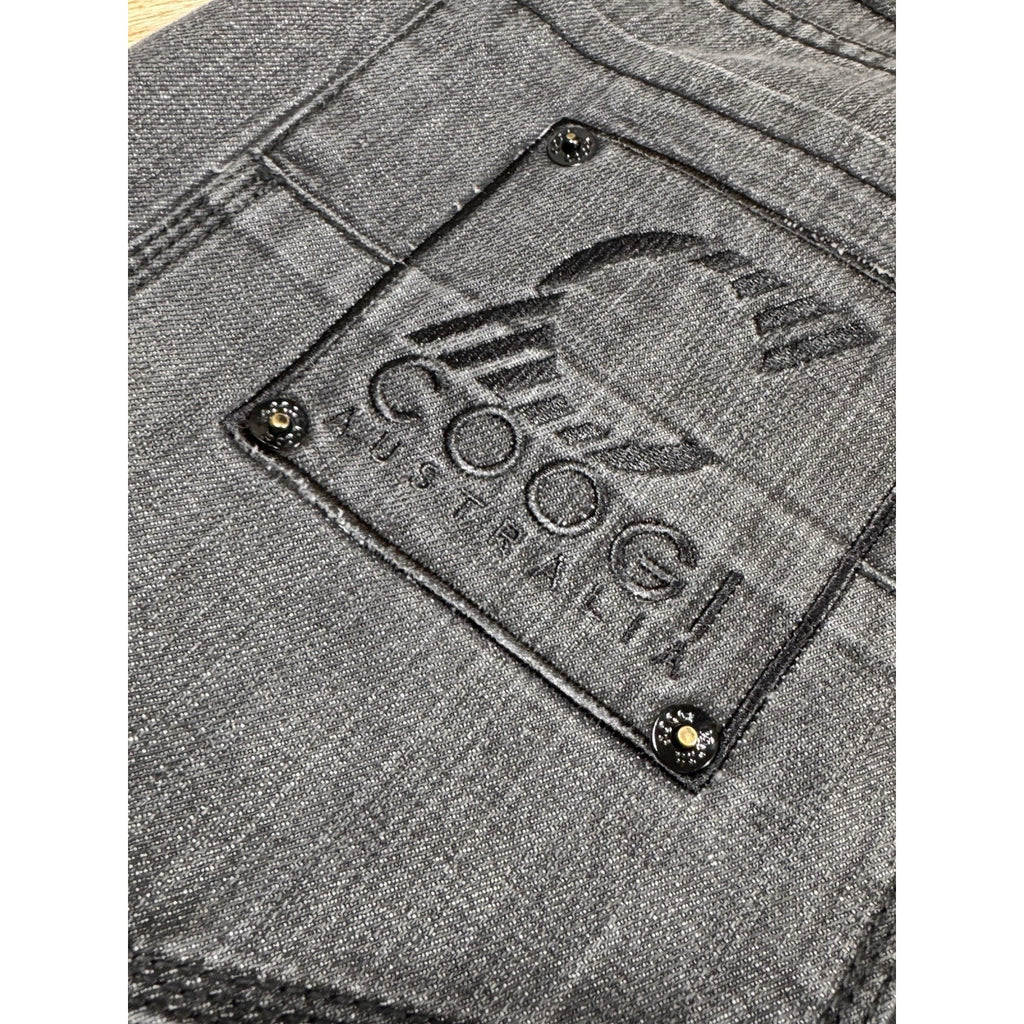 Y2K COOGI Australia Men’s Sz 42 x 35 Denim Jeans w/ Embroidered Logos Big Baggy