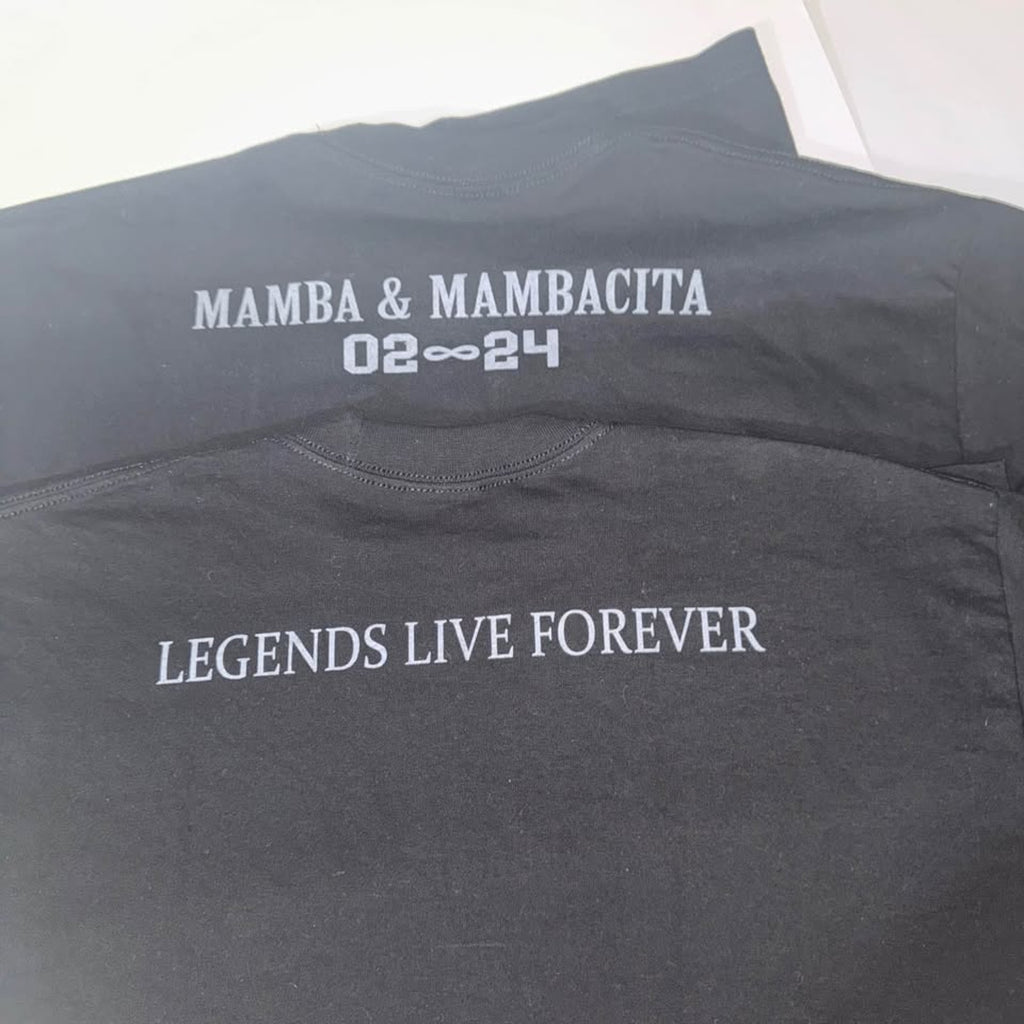 Kobe Bryant Gianna Mamba Mambacita Memorial T-Shirt Lot of 2 Size Large