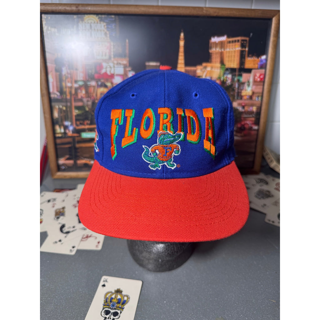 Vintage Florida Gators Snapback Hat Falcon Headwear 90s NCAA Big Logo Cap