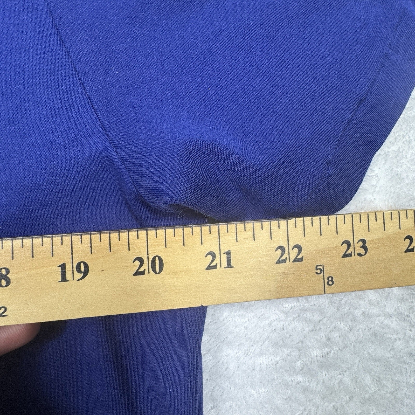 Polo Ralph Lauren Mens L Custom Slim Fit Polo Shirt Royal Blue Short Sleeve