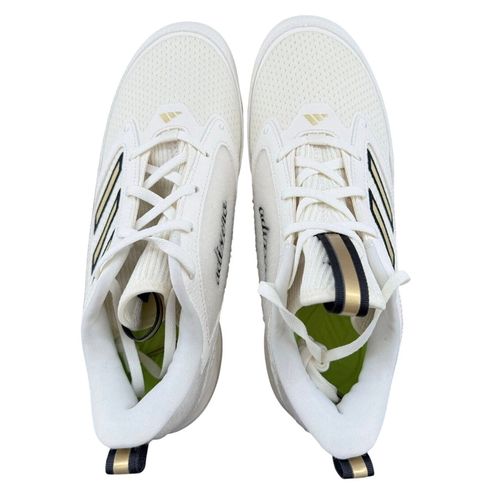 Adidas Women's PureHustle 3 Elite Metal Softball Cleats Sz 13 White Gold ID7638