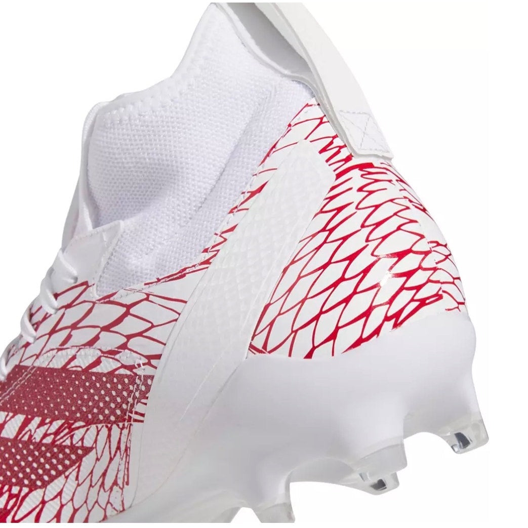 Adidas Adizero Impact Football Cleats White Red IE3976 Men’s 8.5 NWT New