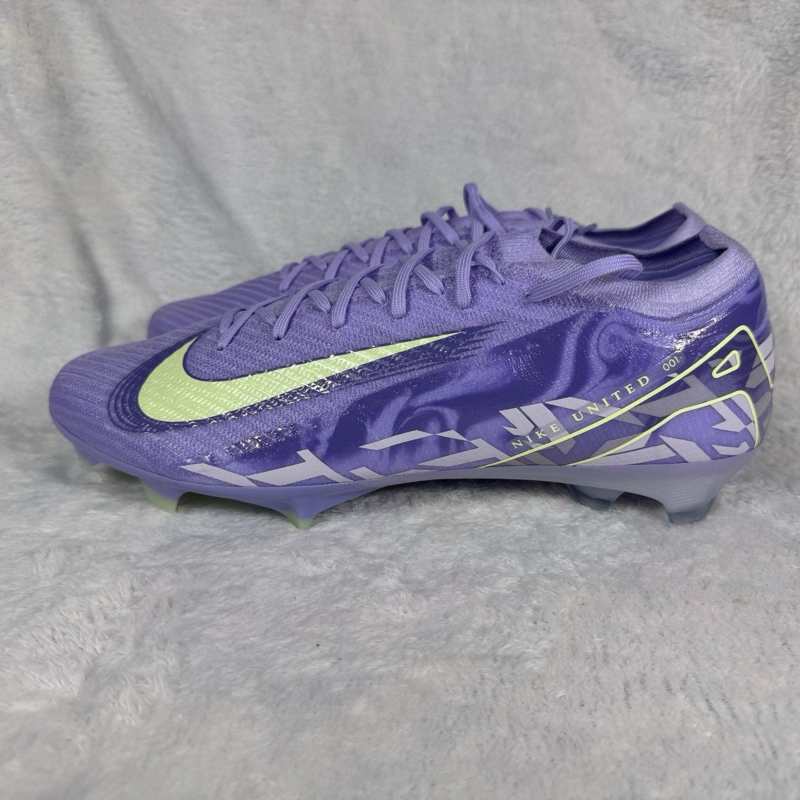 NIKE Zoom Mercurial Vapor 16 Elite FG United Pack Soccer Cleats Mens 13 Purple
