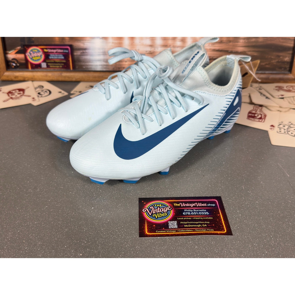 Nike Mercurial Air Zoom Soccer Cleats FQ8392-400 Men’s 5 5Y Women’s 6.5 Blue FG