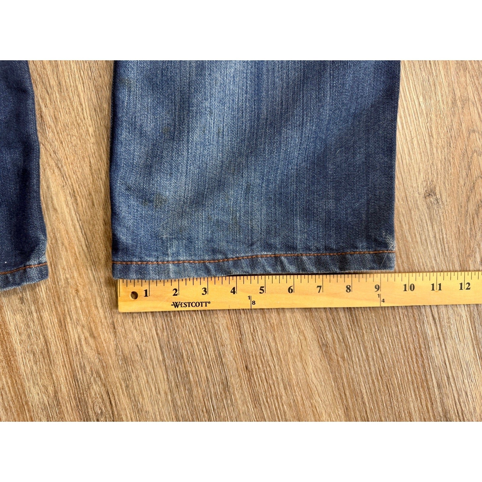 Evolution In Design Y2K Baggy Jeans Men’s 40x32 Distressed Studded Denim