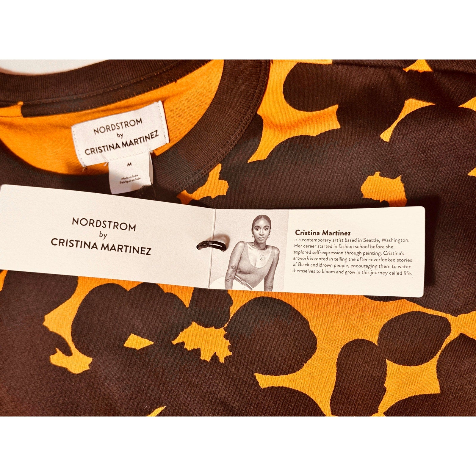Nordstrom x Cristina Martinez Abstract Print T-Shirt Men’s Medium NWT Collab