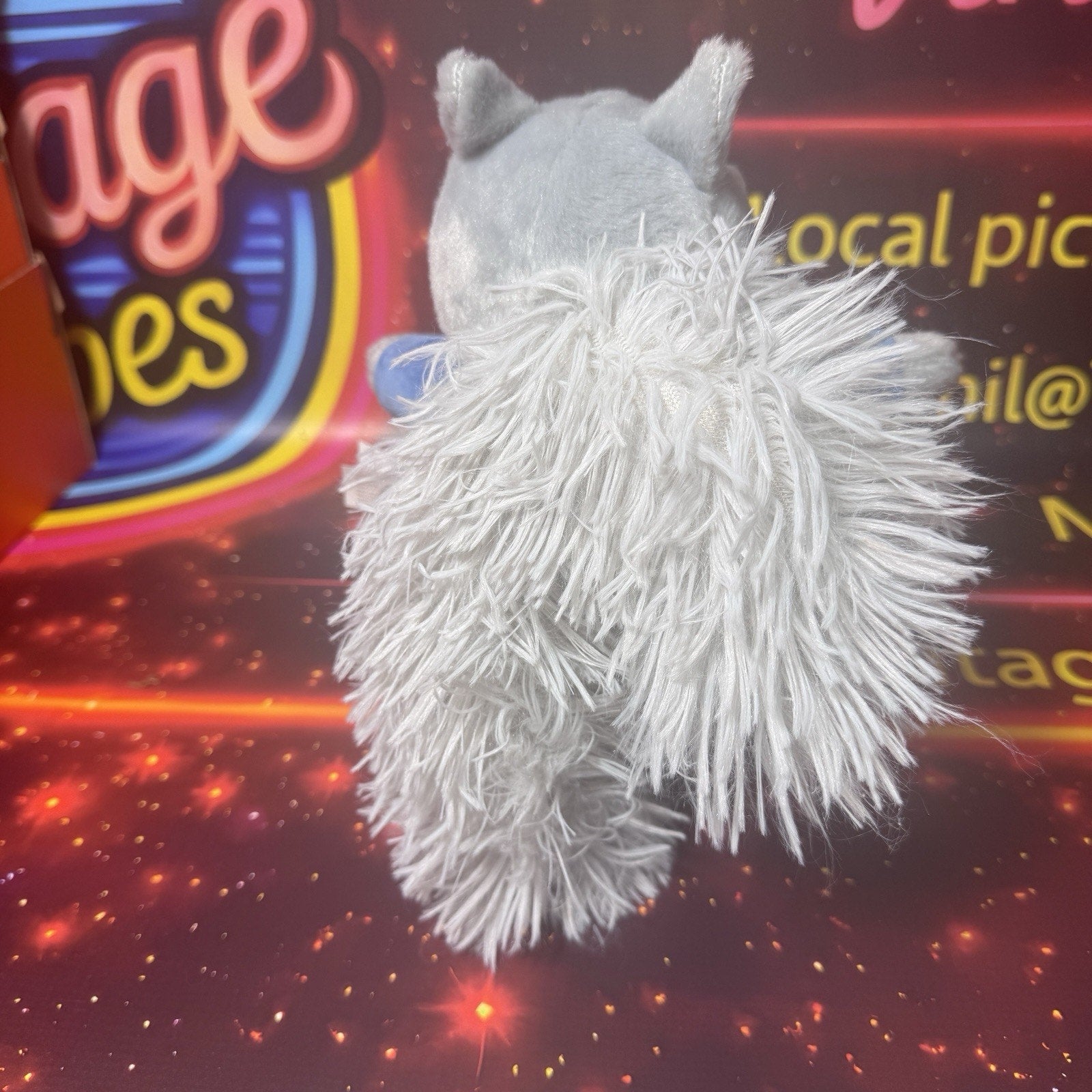 Signed Mark Rober CrunchLabs Phantastic Gus Phat Gus Squirrel Plush Rare Auto