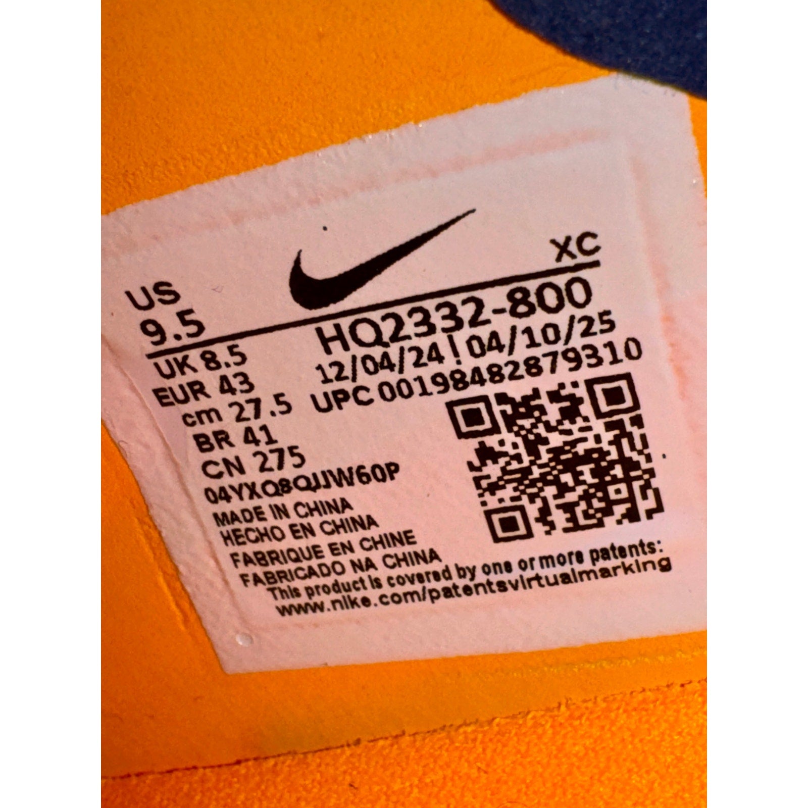 Nike Phantom 6 Low Elite FG Erling Haaland Soccer Cleats HQ2332-800 Men 9.5 New