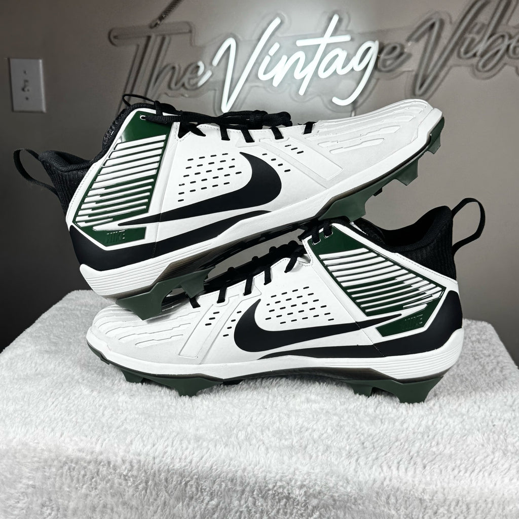 Nike Force Savage Pro 3 Lineman Football Cleats White Black Green DA5453-112 14