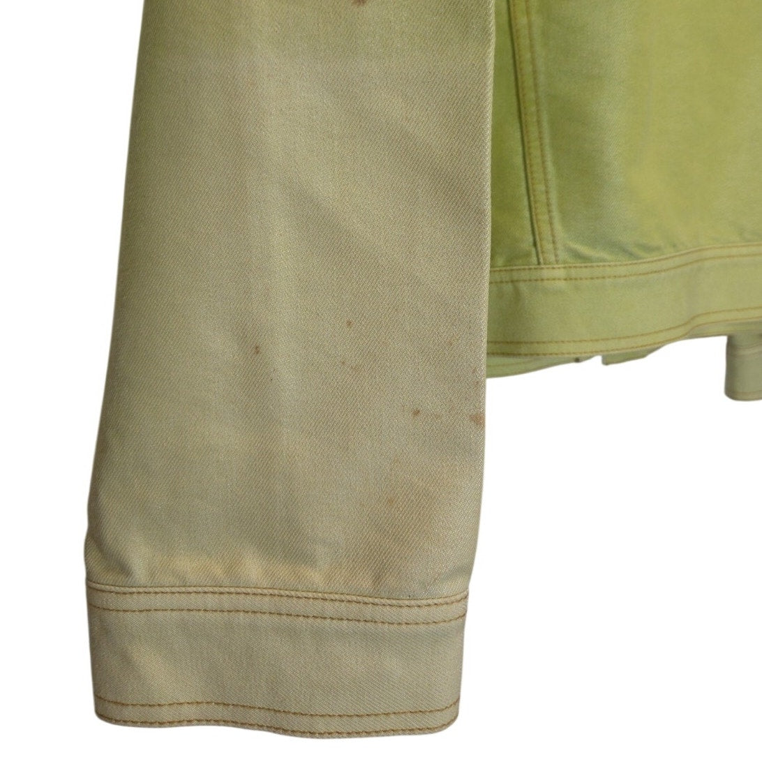 COOGI Down Under Blue Denim Jacket Mens 3XL Olive Green Trucker Vintage