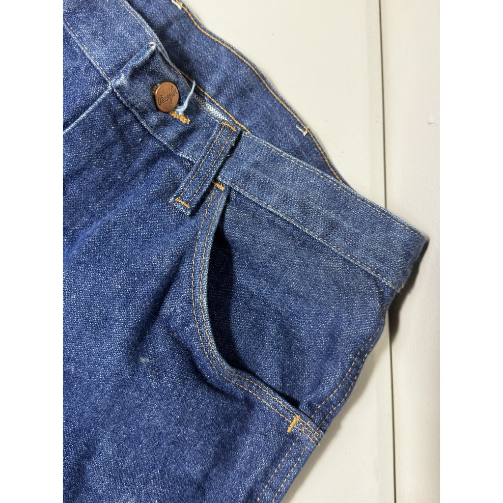 Wrangler 936NAV Cowboy Cut Slim Fit Jeans 34x32 Blue Western Denim