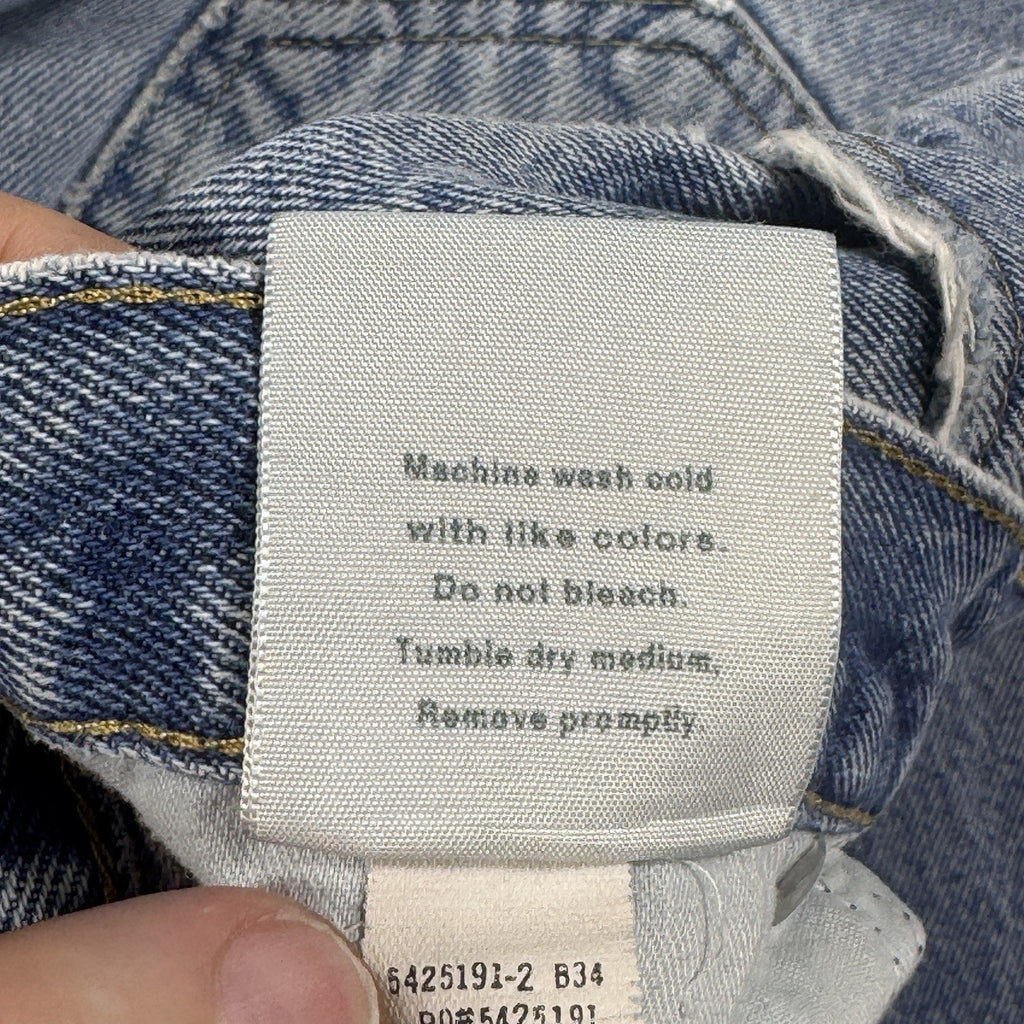 Carhartt B42 Relaxed Fit Jeans Mens 40x30 Distressed Workwear Denim Made Mexico