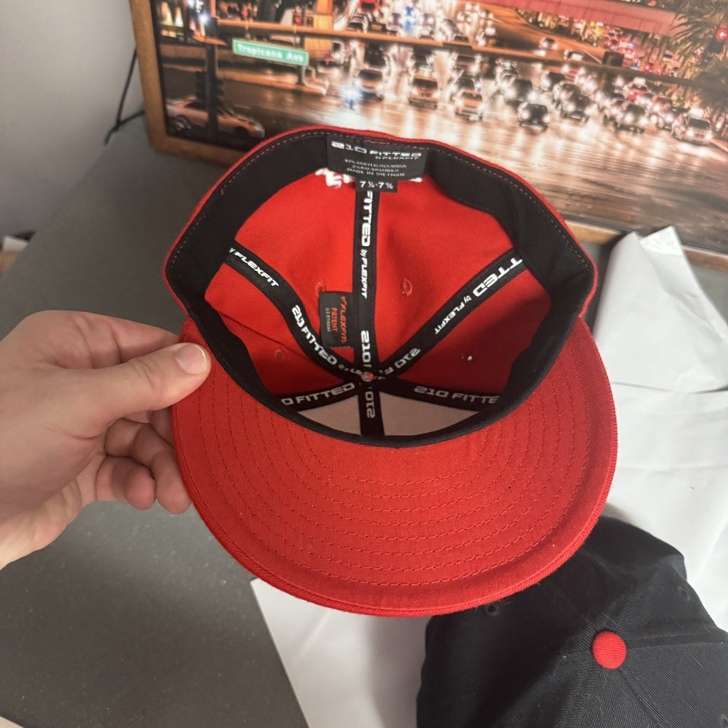 2000s Full Tilt Poker Online Gambling WSOP Flex Fitted Hat 7 1/4-7 5/8 L XL Y2K