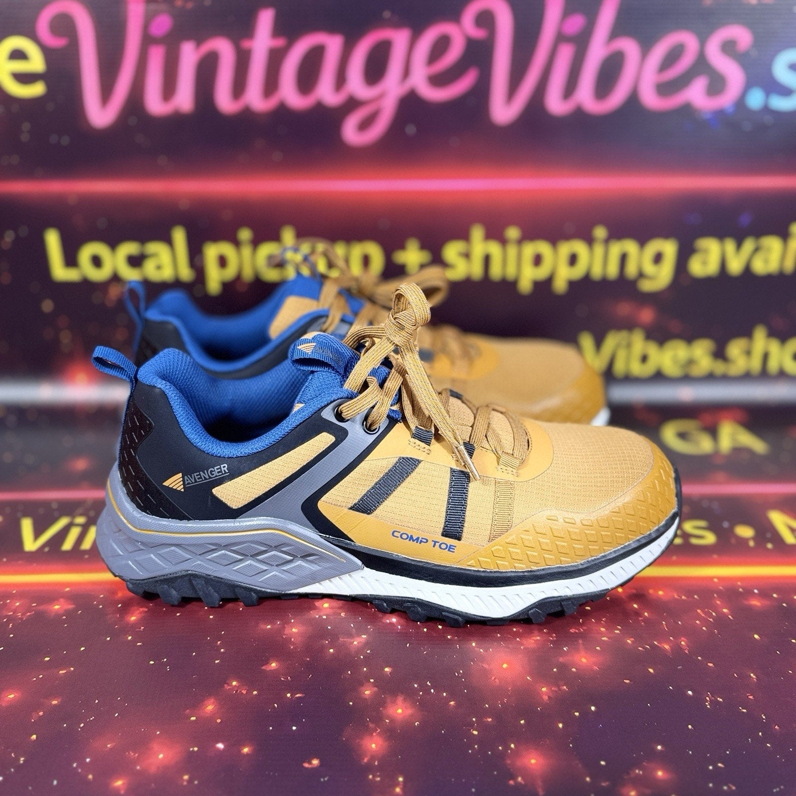 Avenger Aero Trail Men's Composite Toe Electrical Hazard Athletic Work Shoe 11