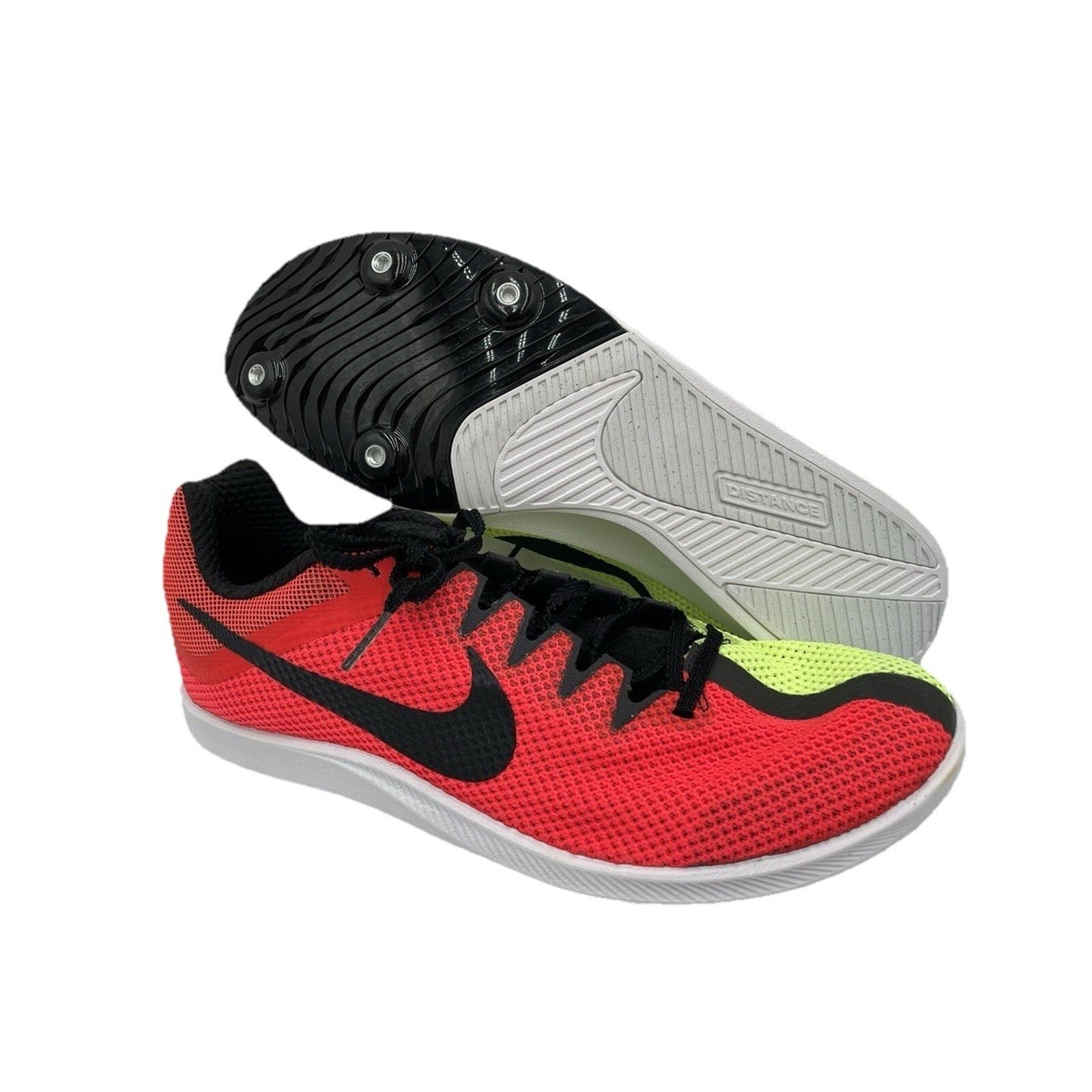 Nike Zoom Rival Distance Spikes Men’s Sz10 Jasari Bright Crimson Volt DC8725-601