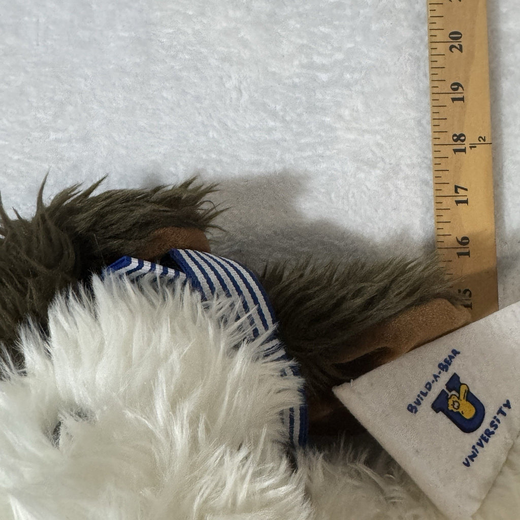 Vtg 1997 Build-A-Bear Shaggy Dog Plush Bear University Cheerleader Set Retired