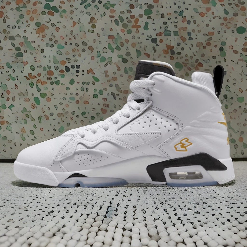 Nike Air Jordan Jumpman MVP White Yellow Ochre DZ4475-107 Women’s 8.5 - Youth 7Y