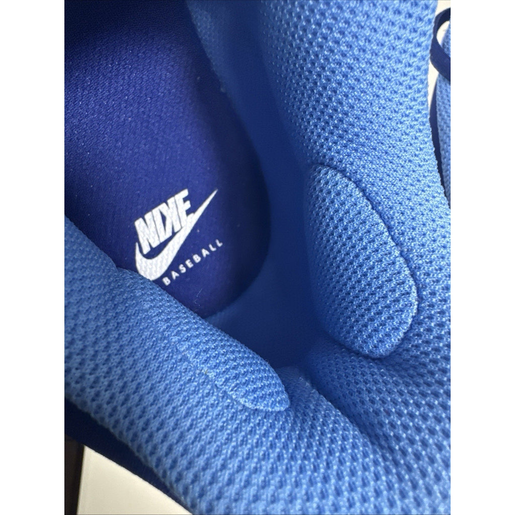 Nike React Vapor Ultrafly Pro MCS Baseball Cleats Blue White Sz 14 DX6962-416