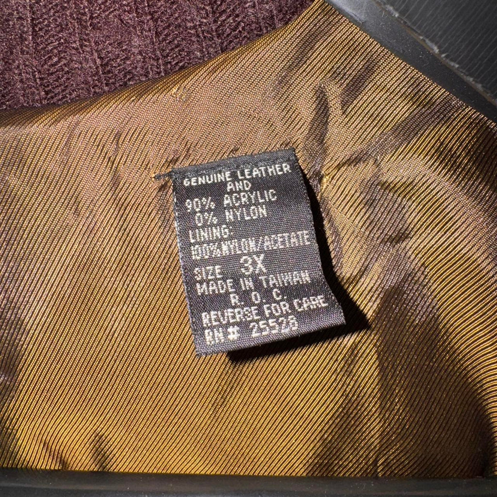 Vintage saxony collection patchwork leather