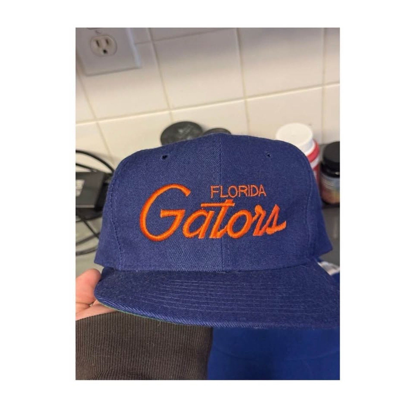 Vintage Florida Gators Script Snapback Hat Sports Specialties The Pro NCAA USA 90s