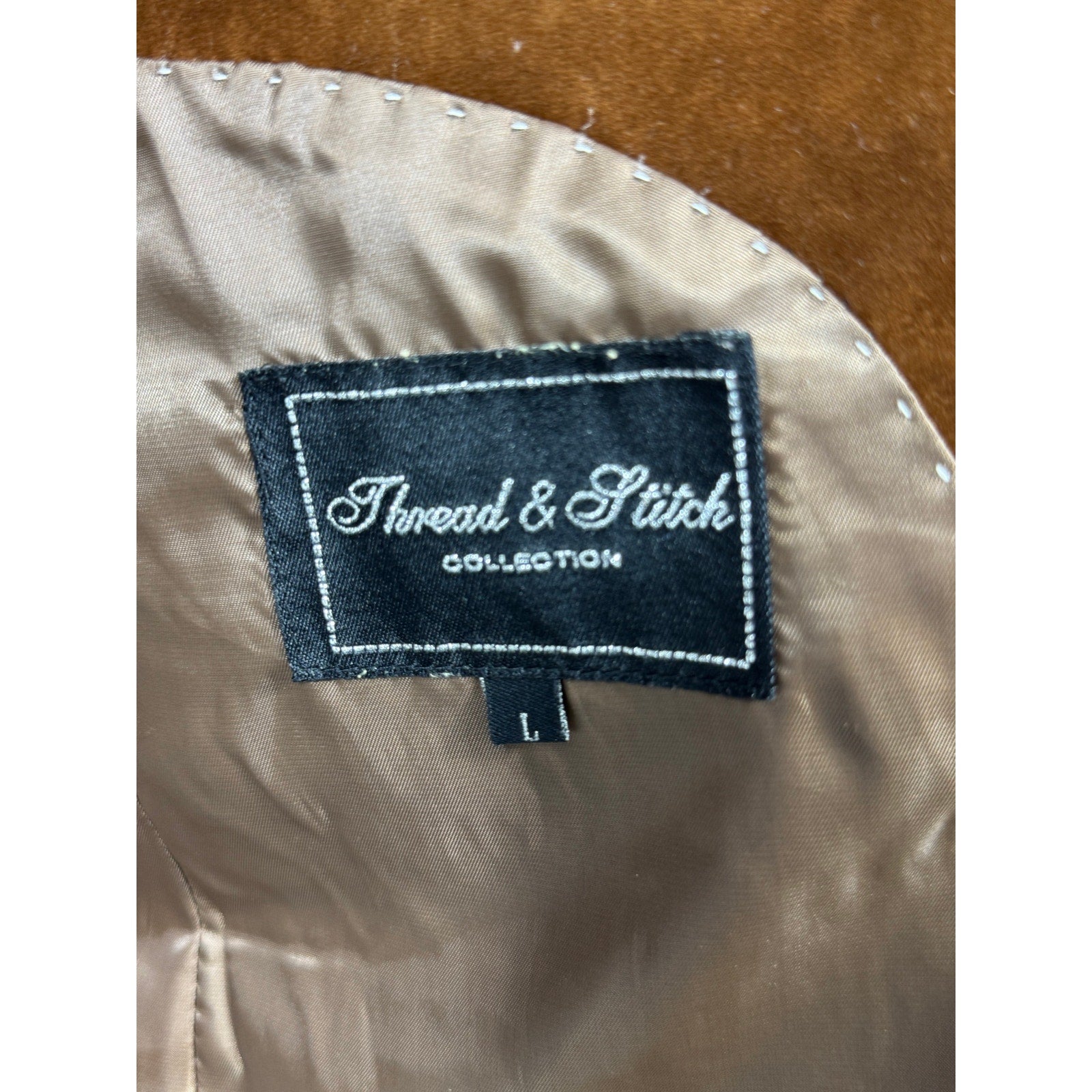Vtg Forsyth & Fricke Men’s Brown Suede Leather Blazer Jacket Western Sport Coat