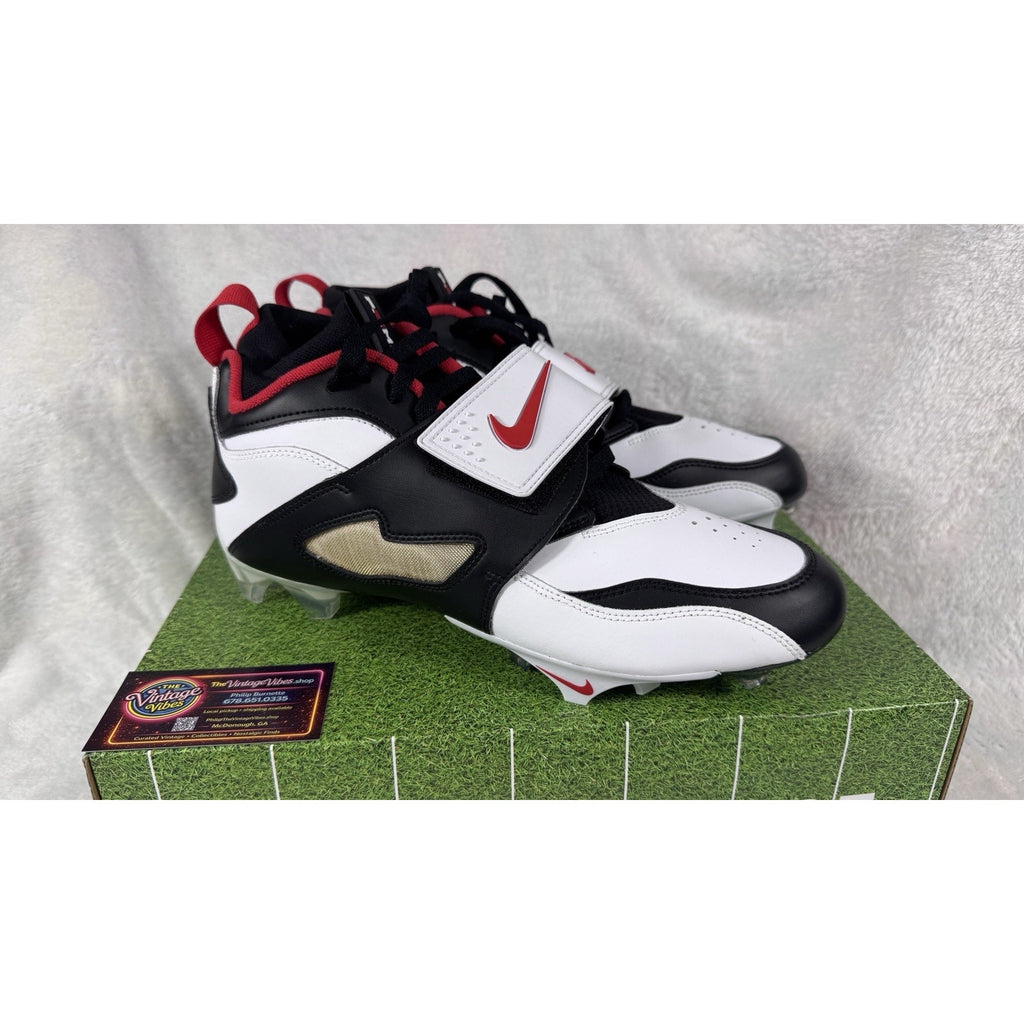 Nike Diamond Turf 93 TD Football Cleats Men’s 11 White Black Red HF5298-100 New