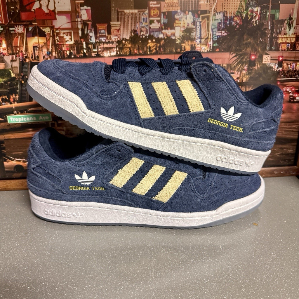 adidas Forum Low Georgia Tech Yellow Jackets M 10.5 Sneakers Casual Shoes