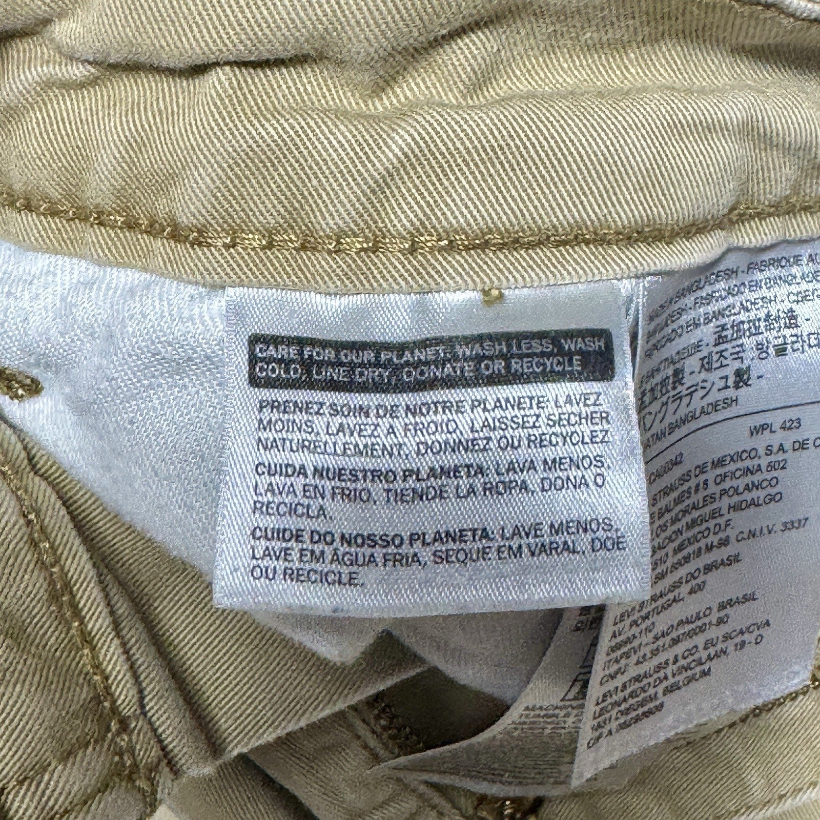 Levi's Cargo Pants Men's 34x30 Khaki Beige Utility Military Tactical Hiking Y2K