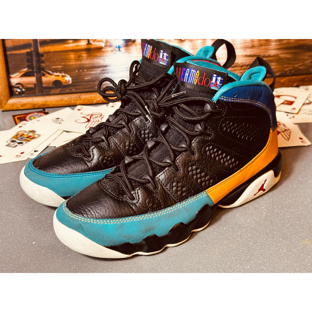 Nike Air Jordan 9 Retro GS Dream It Do It Youth 6.5Y Women’s 8 Black  302359-065