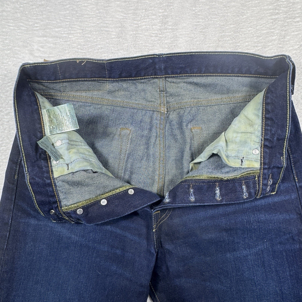 Levi's 501 CT Jeans Mens 33x30 Dark Wash Tapered Button Fly 18173-0024 Boot Cut
