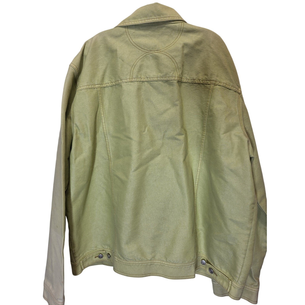 COOGI Down Under Blue Denim Jacket Mens 3XL Olive Green Trucker Vintage