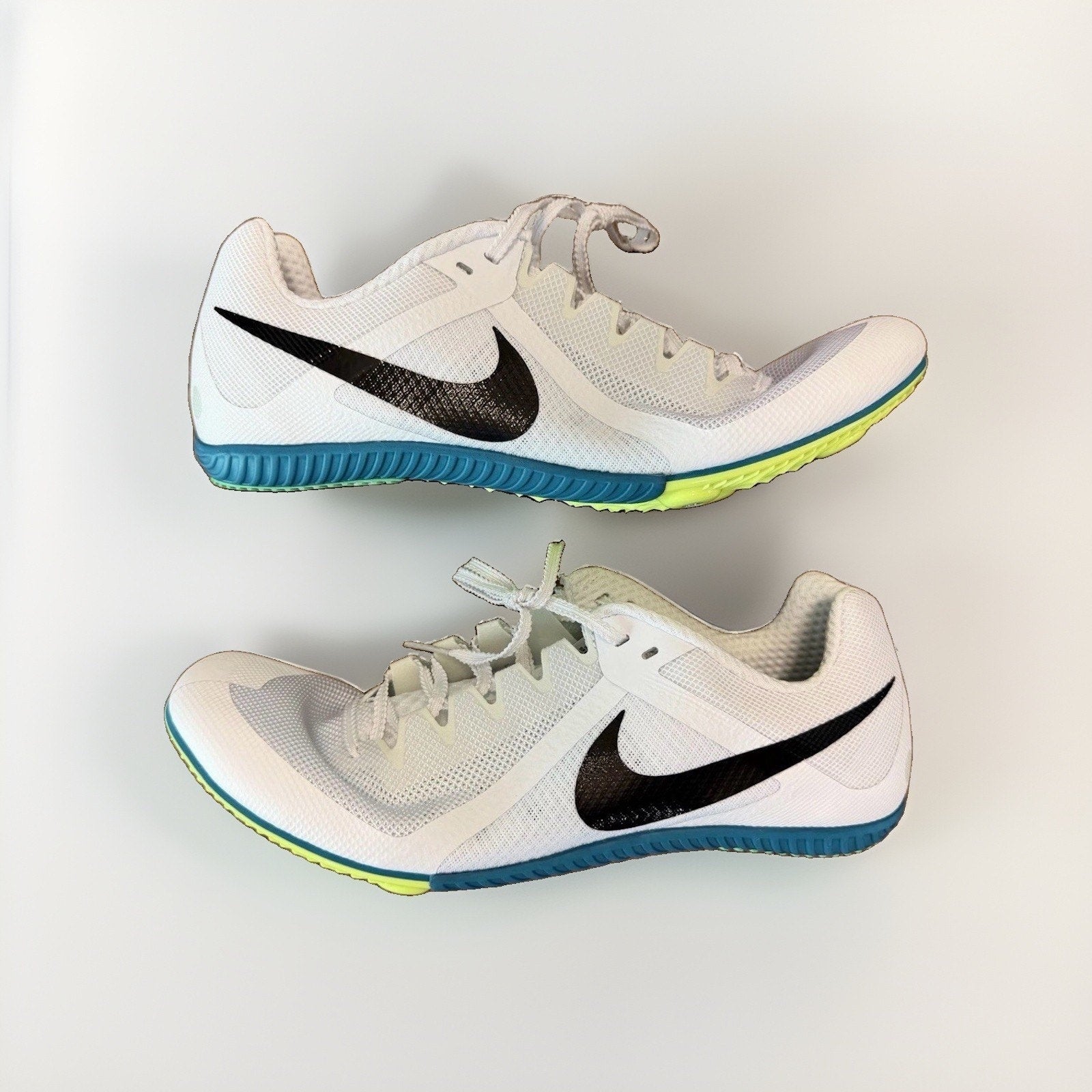 Nike Zoom Rival Multi Track & Field Spikes FZ9664-102 Men’s 8.5 White Sprint New