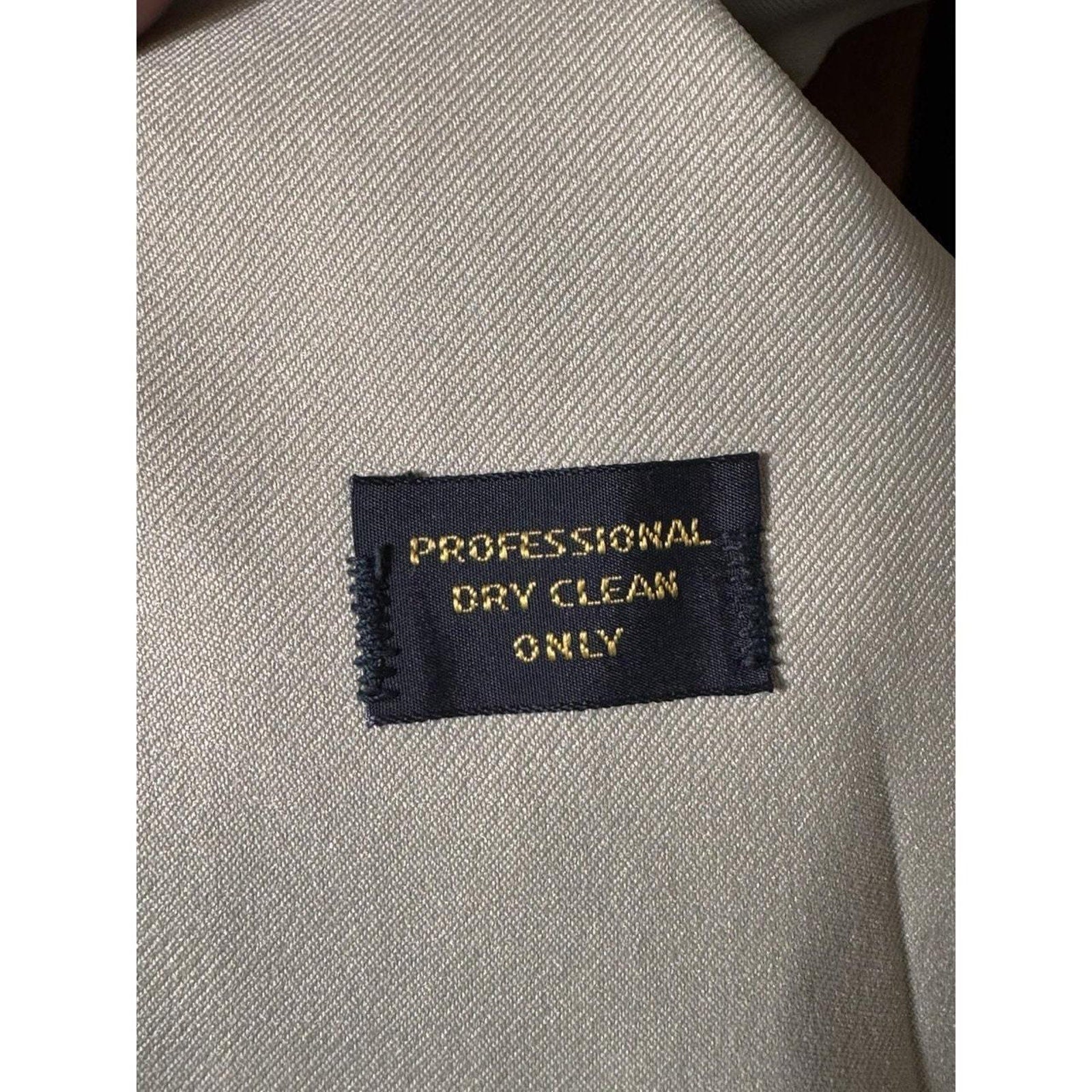 1960s Botany Weathertopper Tan Overcoat Sz L Brown Lining Wool Blend Trench Coat