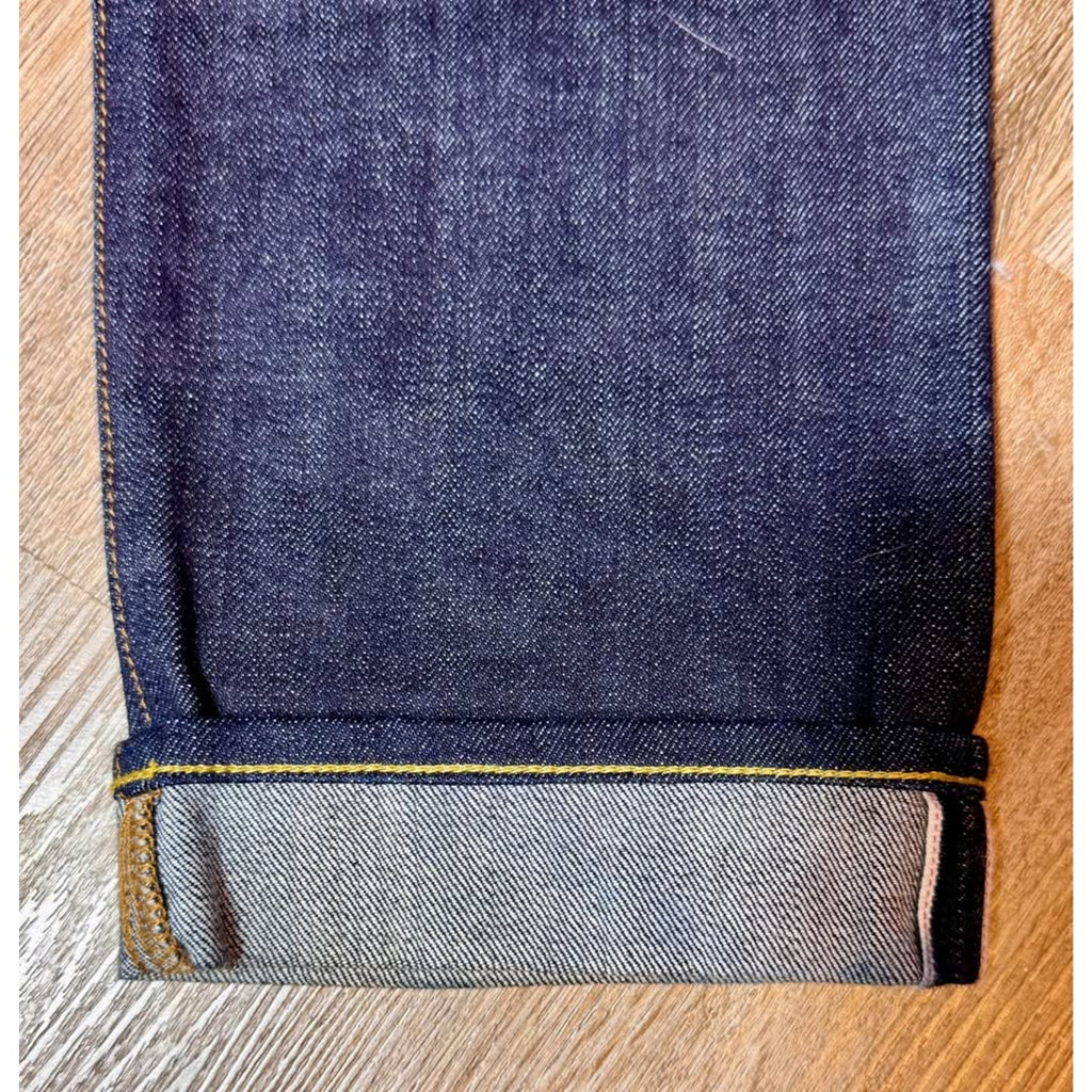 Gap 1969 Japanese Selvedge Raw Indigo Skinny Straight Men’s Jeans 36x36 Button Fly