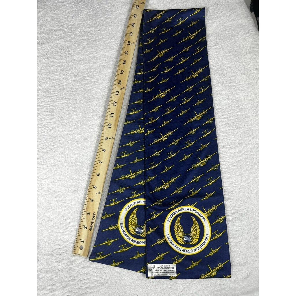 USAF Rakkel Rama World Flight Scarves Vintage Military Aviation Air Force Scarf