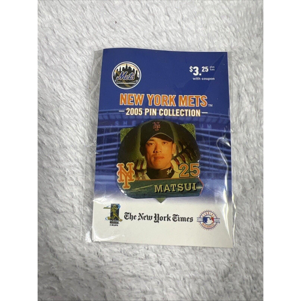 Kaz Matsui New York Mets Pin 2005 New York Times New Multi Purchased Discount