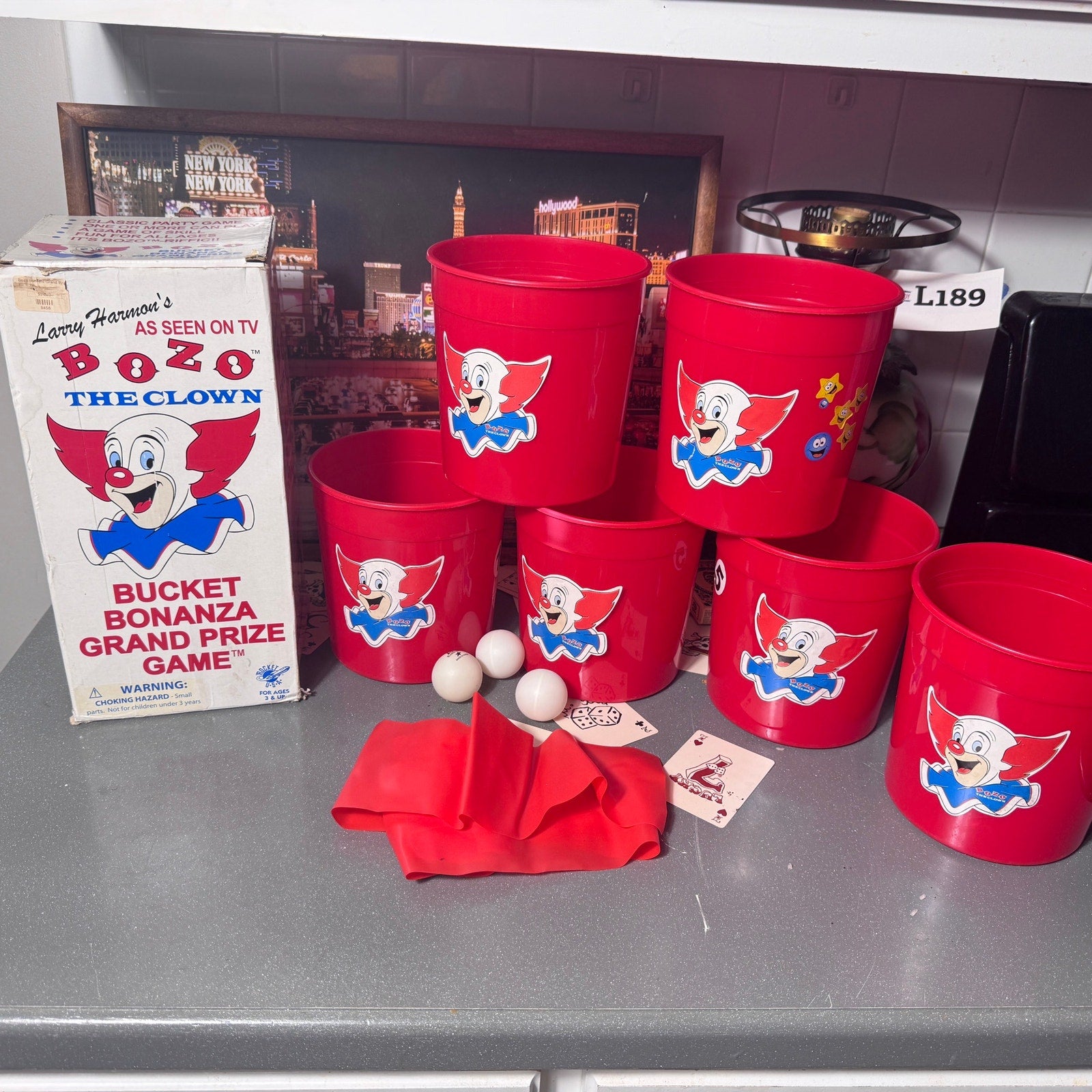 Bozo The Clown Bucket Bonanza Grand Prize Game Complete 2005 Rocket USA