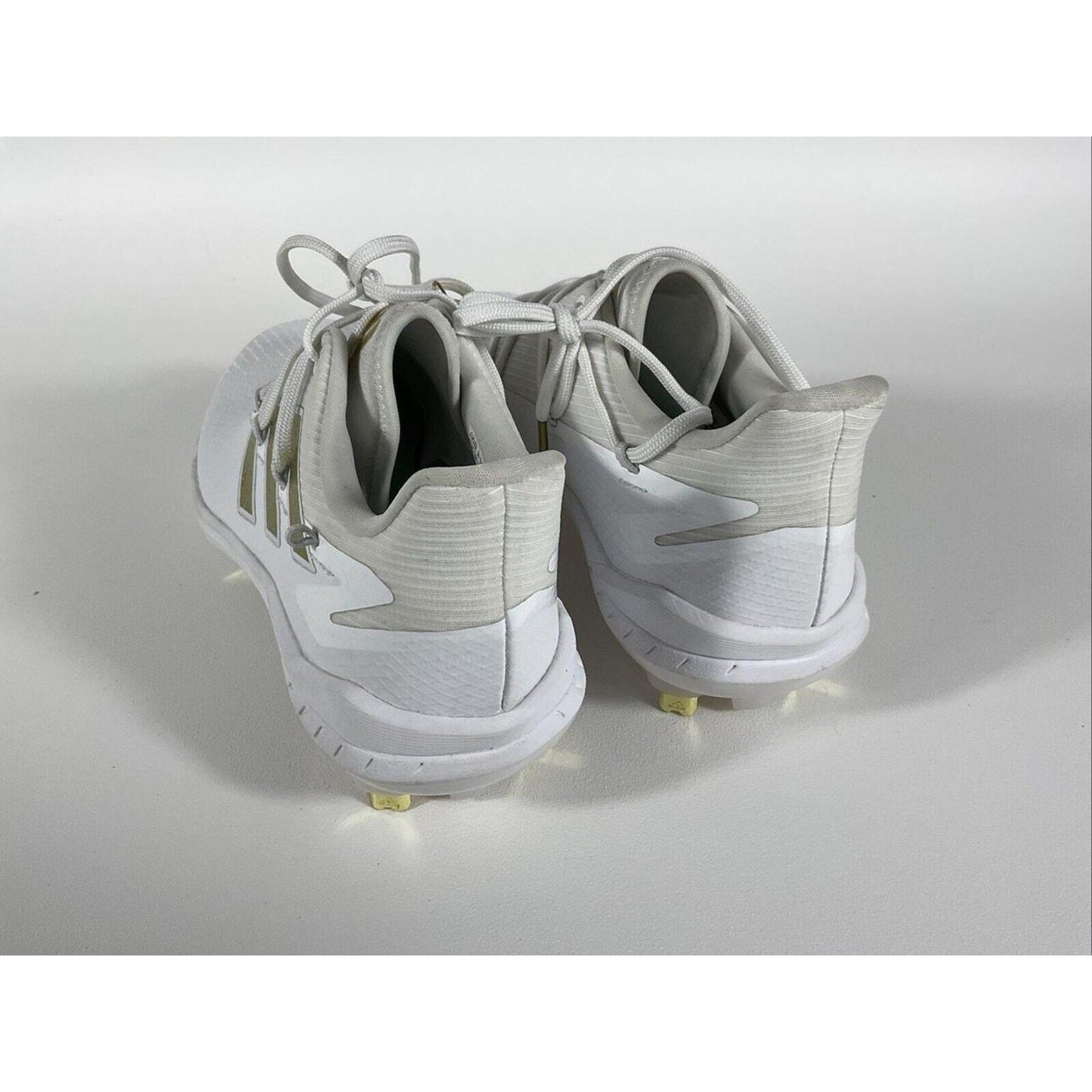 Adidas Adizero Afterburner 8 Baseball Cleats White Gold H00972 Men’s 7.5 New