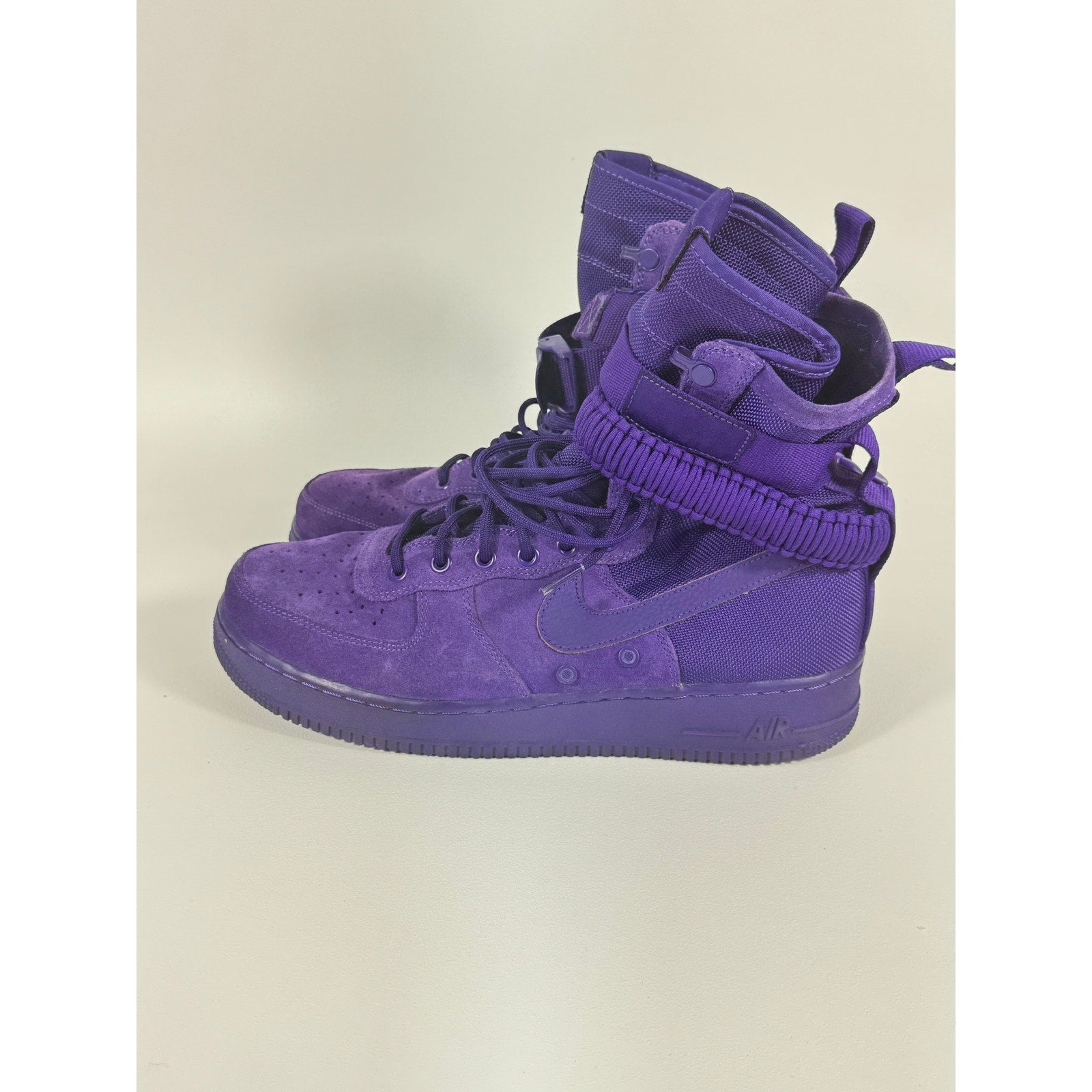 Nike SF Air Force 1 AF1 High Purple Dynasty Suede 864024-500 Mens Sz 11 2017