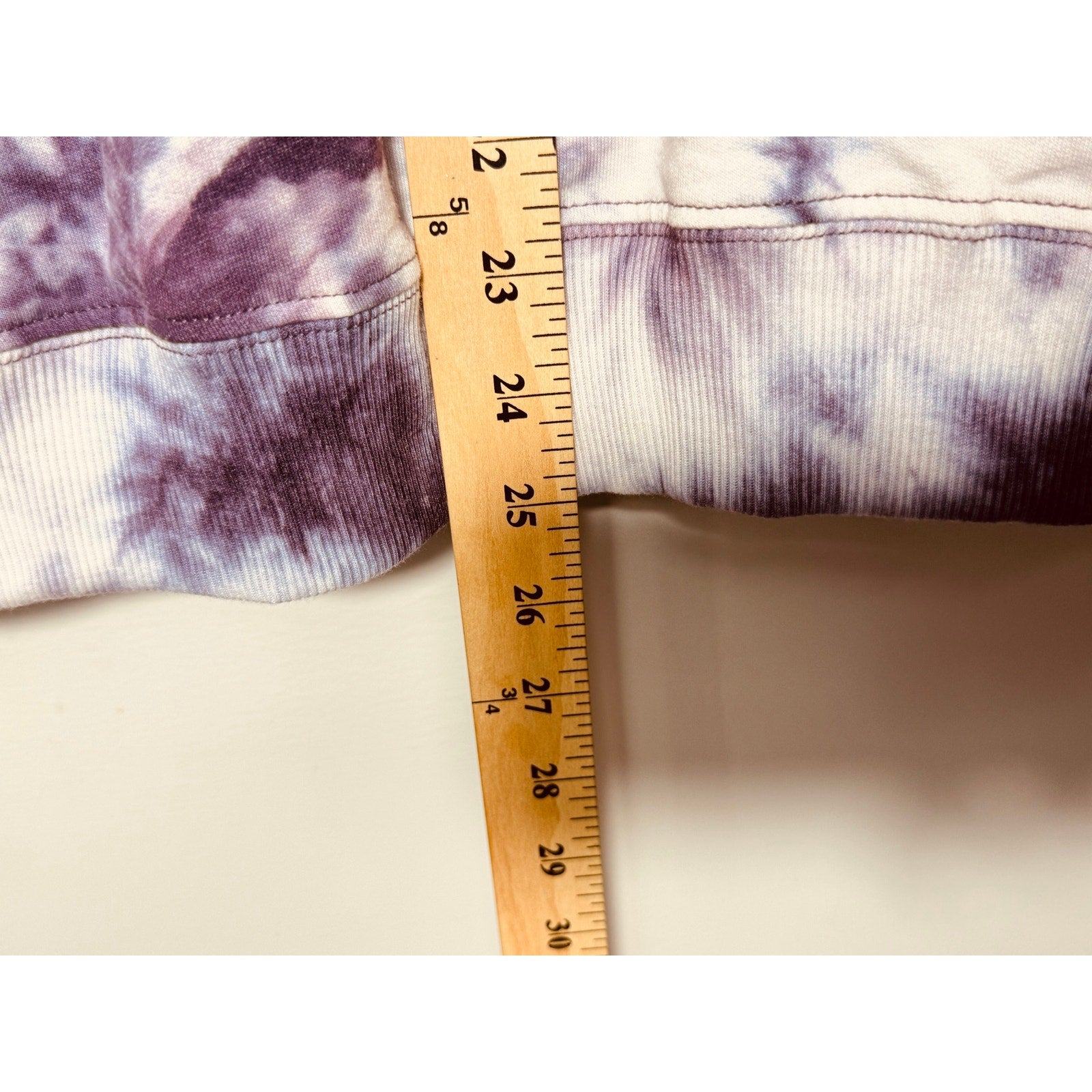 MTV Music Television Tie Dye Sweatshirt Purple White Graphic Crewneck Medium