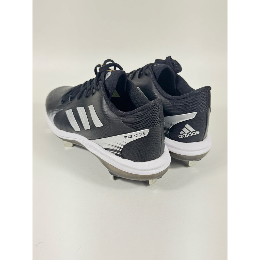 Adidas PureHustle 2 Softball Cleats Black Silver Women’s 10 H00984 NWT